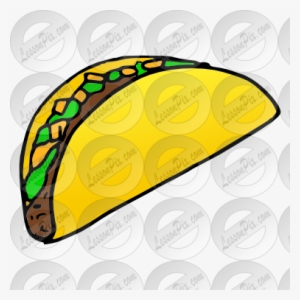 Taco Picture For Classroom Therapy Use - Taco