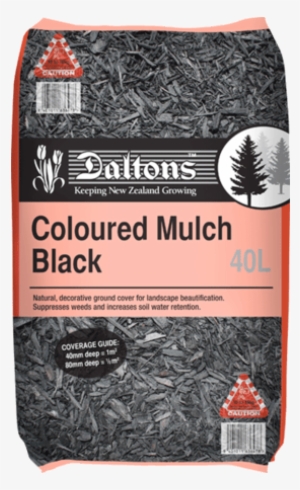 daltons coloured mulch black - black