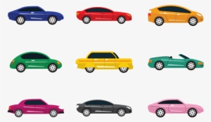 Colorul Carros Vector Icons - Iconos Png Carro