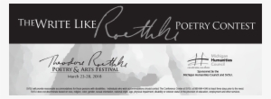 The Write Like Roethke Poetry Contest - Poetry