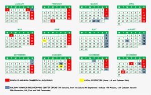 Calendario Del Año - Jan Calendar 2018 Canada