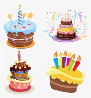 Picture Download Birthdays Transparent Png Images - Cartoon Birthday Cake