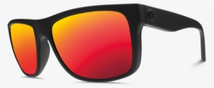 Electric Swingarm Xl Sunglasses-matte Black/ohm Fire