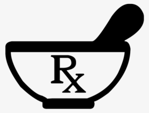 Rx Symbol Mortar Pestle Clip Art Image - Mortar And Pestle Pharmacy Clip Art