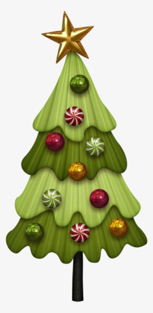 Pin By Elfina On Christmas Tree Decoration - White Christmas Tree Cartoon
