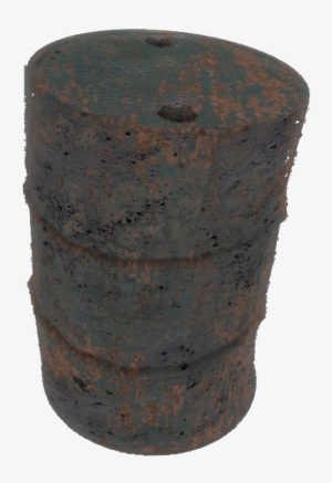 Fo4 Metal Barrel - Earthenware