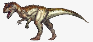 Clip Black And White Allosaurus Survival Evolved Carnotaurus - Allosaurus Ark Png