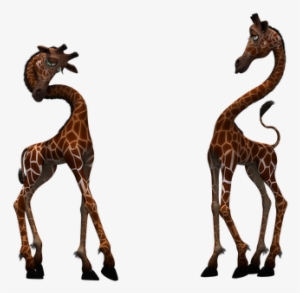 Giraffe Mammal Funny Fantasy Digital Art I - Giraffe