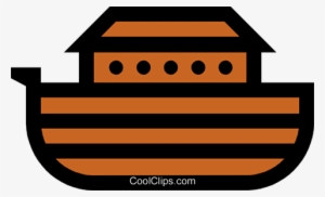 Symbol Of Noah's Ark Royalty Free Vector Clip Art Illustration - Noah's Ark Clip Art