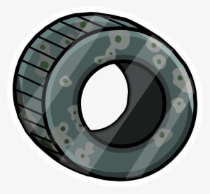 Tire Home Pin Icon - Circle