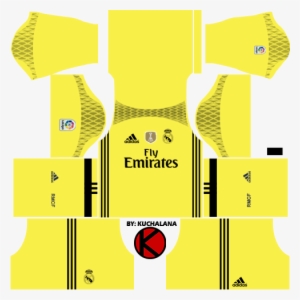 dream league soccer real madrid goalkeeper kit
