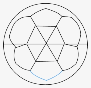 How To Draw Soccer Ball - Circle