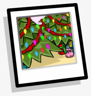 Christmas Trees Background Icon - Club Penguin Christmas Background