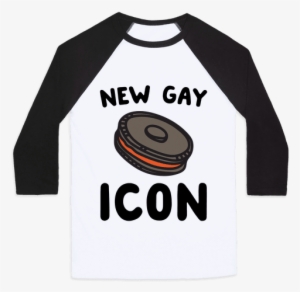 New Gay Icon Parody Baseball Tee - Notorious Rbg Baseball Shirt