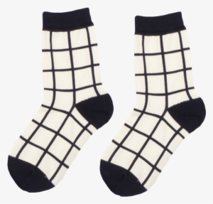 Grid Socks - Transparent Cute Socks Png