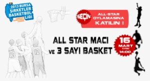 All-star - Custom Black Basketball Dunk Silhouette Throw Blan