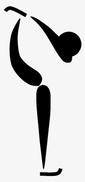 Icon, Stick, Symbol, Figure, Cartoon, Ice, Sports, - Olympic Figure Skating Symbol