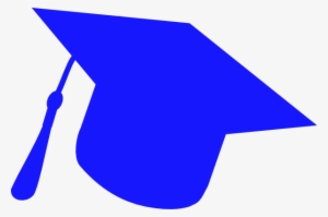 Graduation Hat Silhouette Blue Svg Clip Arts 600 X