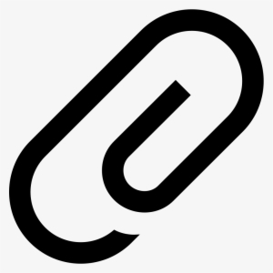 Attachment Diagonal Interface Symbol Of Paperclip Comments - Icon