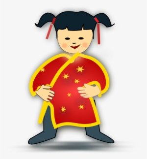 China Computer Icons Girl Woman Child - Chinese Clipart