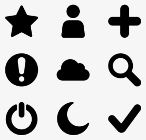 Global Ui 100 Icons - Globalisation Black And White Icons