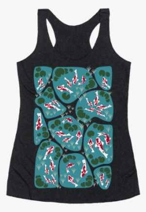 Koi Ponds Racerback Tank Top - Training To Be All Might