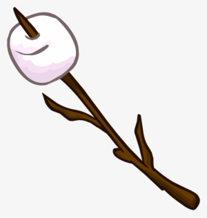 Campfire Icon - Marshmallow On A Stick Clipart