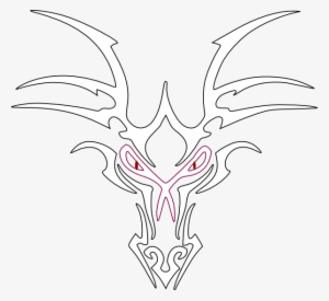 White Dragon Icon Clip Art - Clip Art