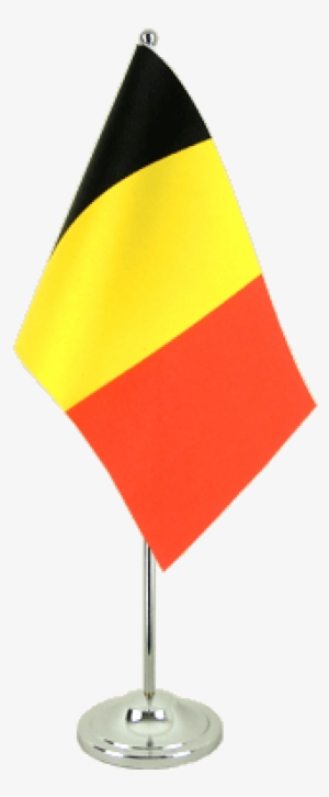 Satin Desk And Table Flag Belgium - Drapeau De Cote D Ivoire