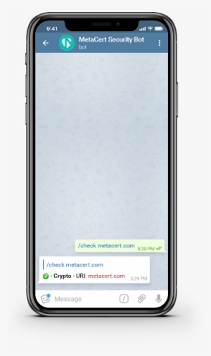 Chat With Telegram Bot - Smartphone
