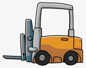 Vector Transparent Library Forklift Clipart Top View - Forklift Images Png