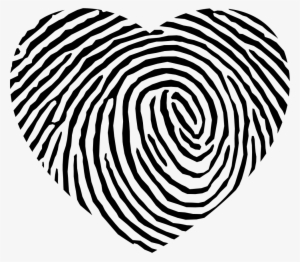 Fingerprint Heart Shape Comments - Heart Fingerprint