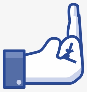 Facebook, Social Network, Like, Do Not Like It, Symbols - Like Middle Finger Png