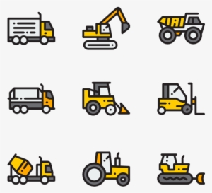 Construction Machinery - Construction Equipment Icon Free