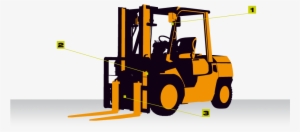 weighing on fork-lift truck - forklift toyota