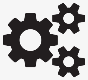 Linegraph - Font Awesome Cogs Icon
