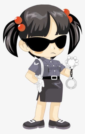 Anime Drawing Clip Art - Police Woman Anime Png