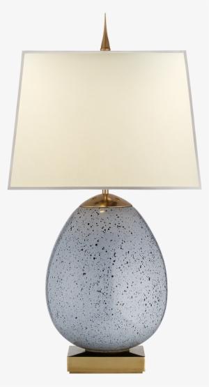 Ciro Large Table Lamp In Mottled Light Grey With Natural
