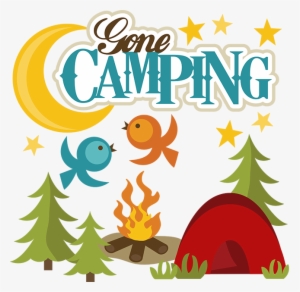 Clip Transparent Library Gone Camping Svg File For - Free Clip Art Camping