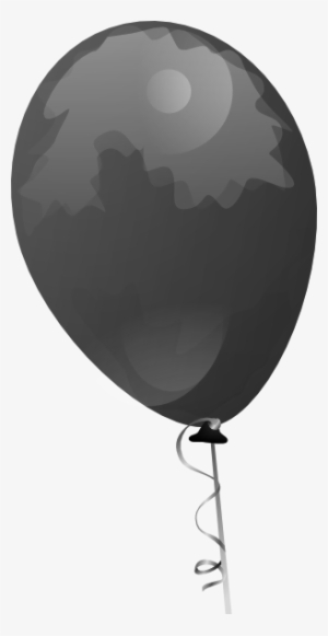 Small Black Balloon Svg Clip Arts 306 X 593 Px