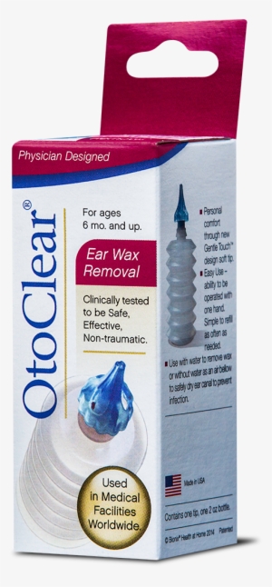 Oto Clear Blue Background - Bionix Health At Home Otoclear Ear Wax Removal, 2 Ounce