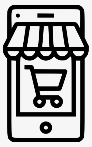 Online Shop Store Ecommerce Cart Mobile Comments - Icon Online Shop Png