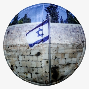 israeli flag - western wall