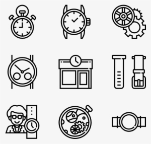 Watchmaker 30 Icons - Car Accessories Icon Png