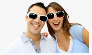 Couple Smiling And Making Travel Selfie - Couple Selfie Png