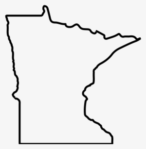 Minnesota Outline Png Clip Art Library Library - Minnesota