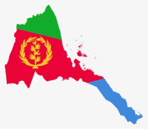 Eritrea Flag And Map