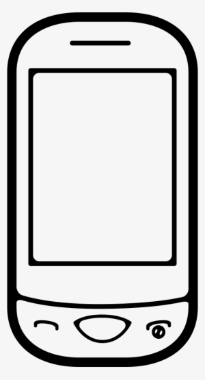 Mobile Phone Outline - Outline Images Of Mobile Phone