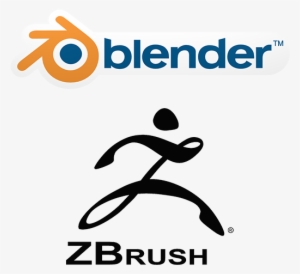 Blender And Zbrush - Logo Blender 3d Png