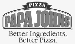 Papa Johns Logo Black And White